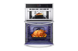 LG  1.7/4.7 Cu. Ft. Smart Combination Wall Oven With Convection And Air Fry - Print Proof Stainless Steel (WCEP6423F)