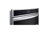 LG  1.7/4.7 Cu. Ft. Smart Combination Wall Oven With Convection And Air Fry - Print Proof Stainless Steel (WCEP6423F)