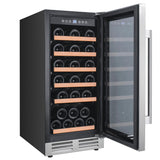 AVANTI  Avanti 28 Bottle DESIGNER Series Wine Cooler - Stainless Steel (WCF281E3SS)