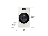 SAMSUNG  AI Home 7" LCD Display | AI OptiWash™ and Dry | 5.3 cu.ft. - Ivory (WD53DBA900HYA1)