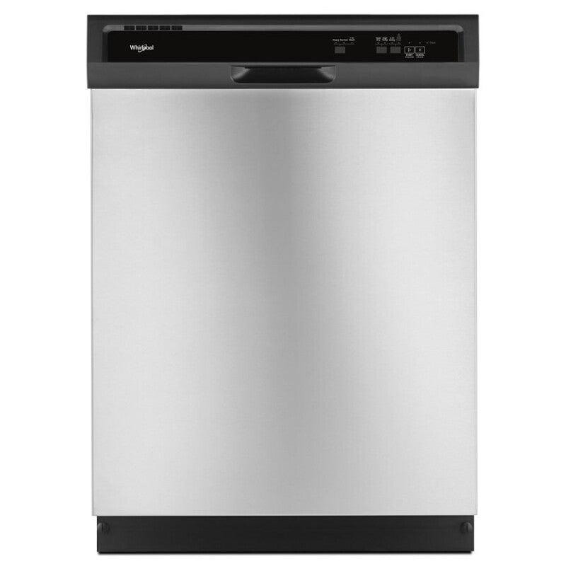 WHIRLPOOL Heavy-Duty Dishwasher with 1-Hour Wash Cycle - Stainless Steel (WDF330PAHS)
