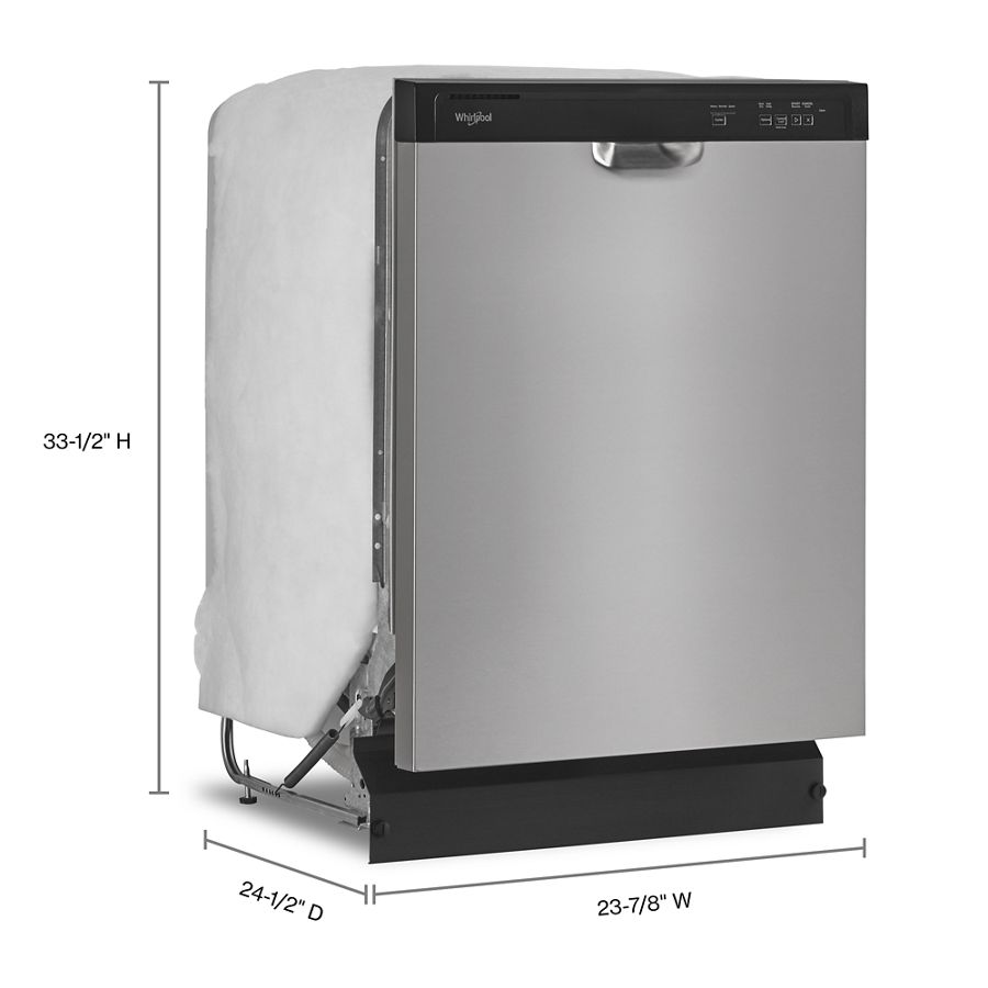 Whirlpool  ENERGY STAR® Certified Quiet Dishwasher with Heated Dry - Stainless Steel (WDF332PAMS)