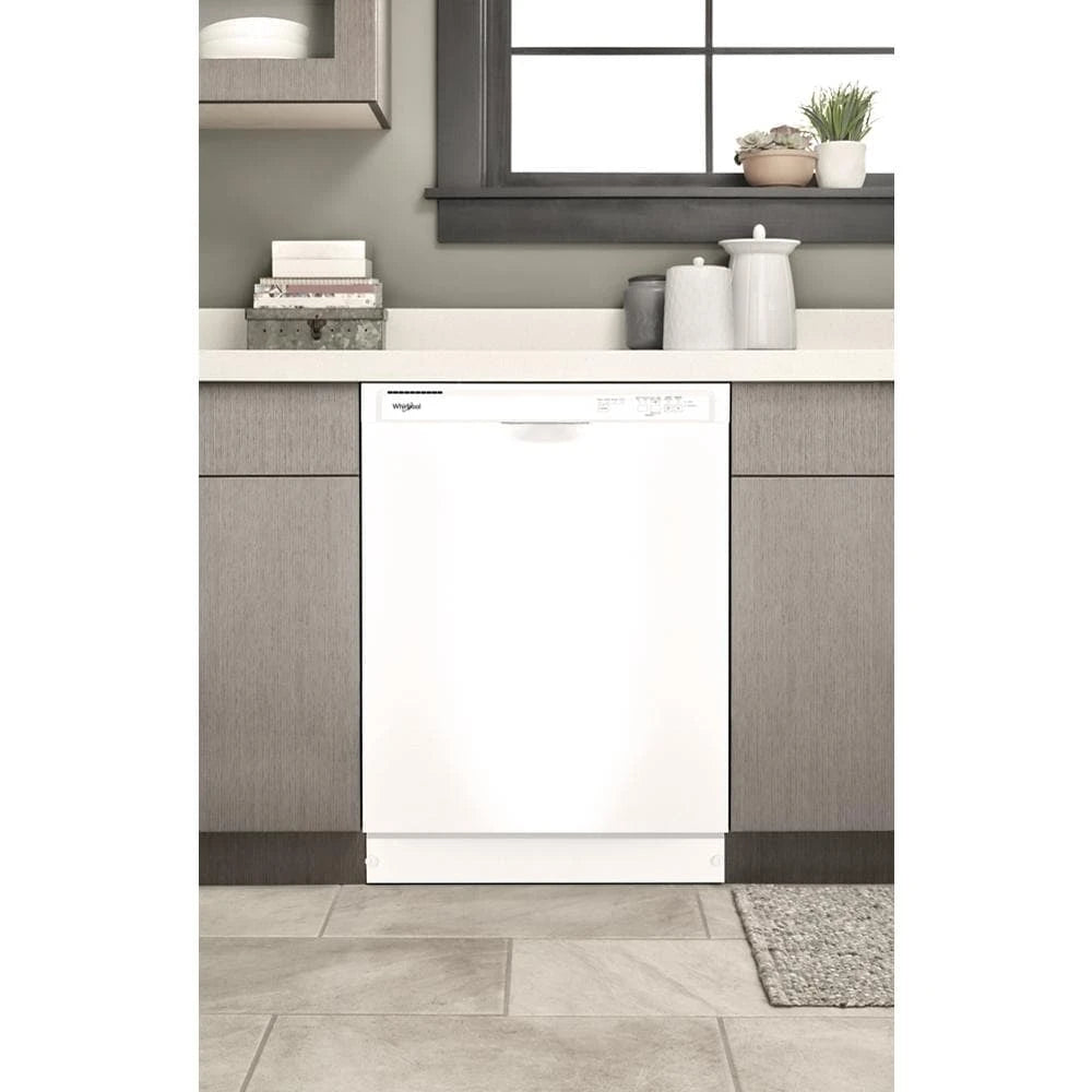 WHIRLPOOL  Quiet Dishwasher with Boost Cycle - White (WDF341PAPW)
