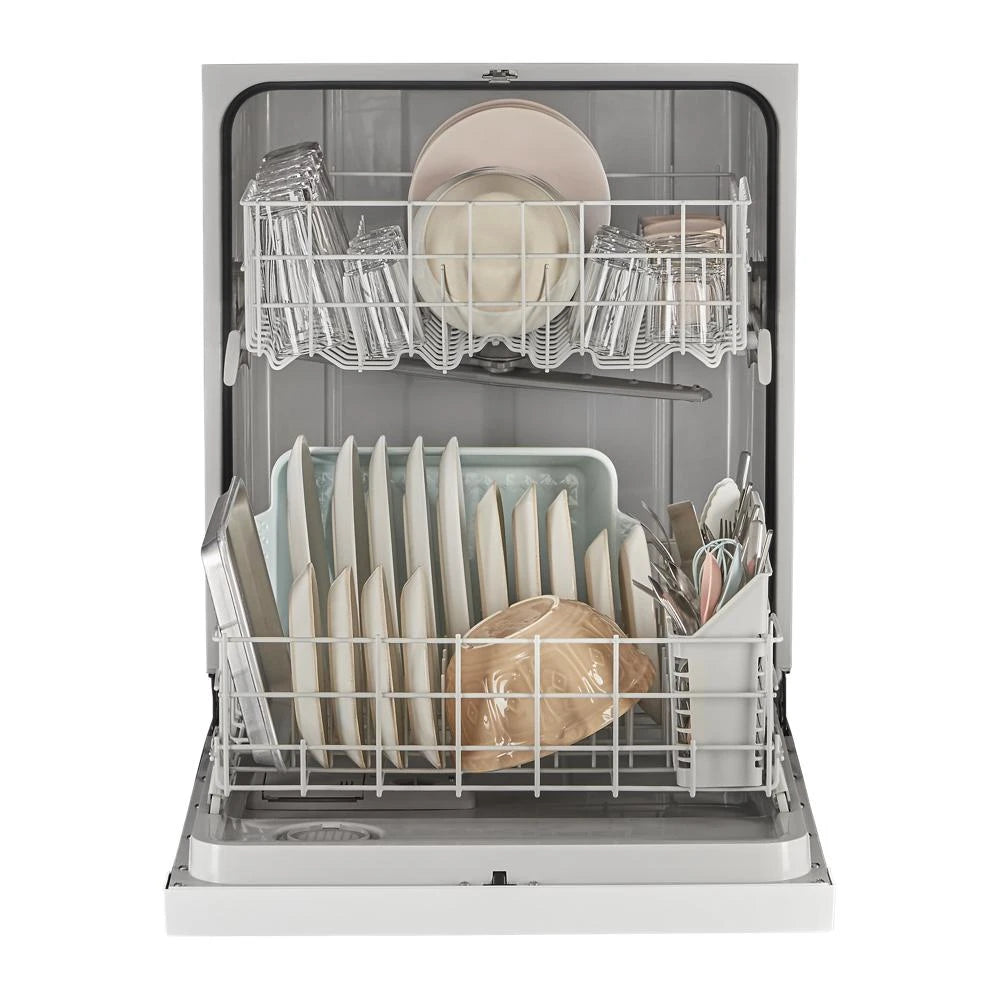 WHIRLPOOL  Quiet Dishwasher with Boost Cycle - White (WDF341PAPW)