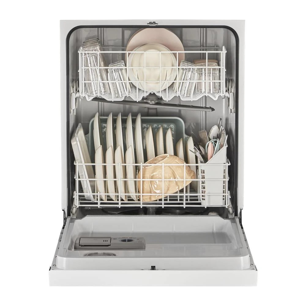 WHIRLPOOL  Quiet Dishwasher with Boost Cycle - White (WDF341PAPW)