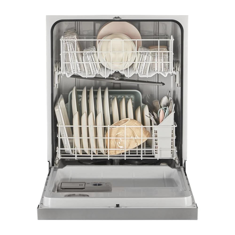 WHIRLPOOL  Quiet Dishwasher with Boost Cycle - White (WDF341PAPW)