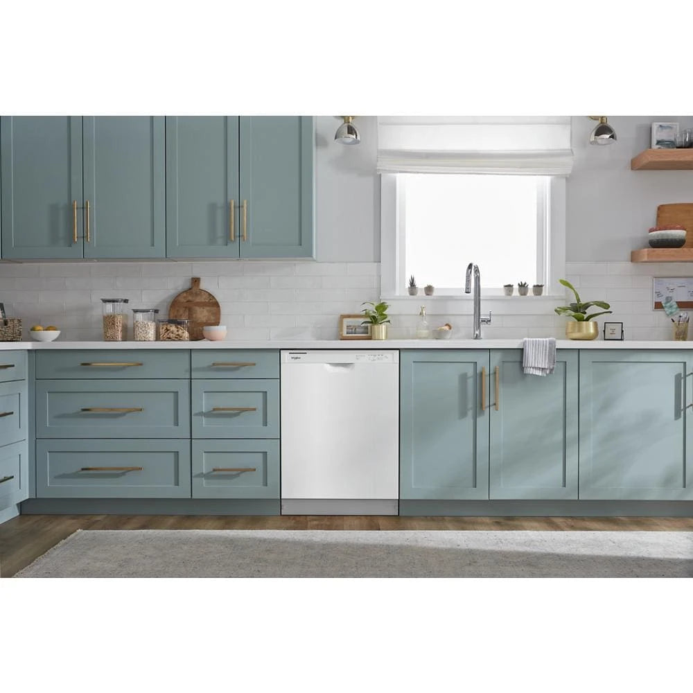 WHIRLPOOL  Quiet Dishwasher with Boost Cycle - White (WDF341PAPW)