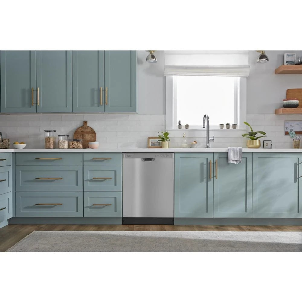 WHIRLPOOL  Quiet Dishwasher with Boost Cycle - White (WDF341PAPW)