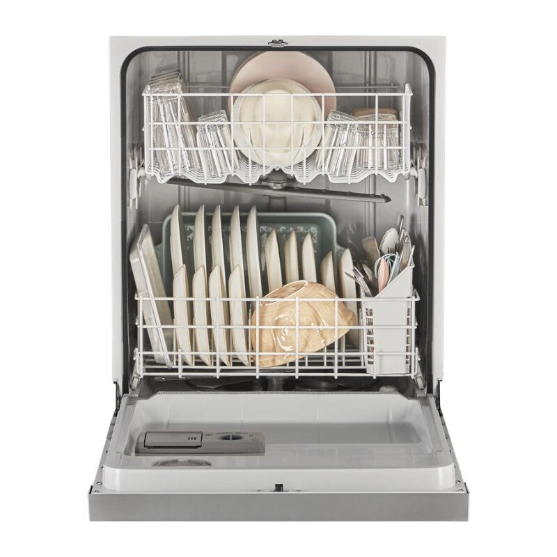 WHIRLPOOL Quiet Dishwasher with Boost Cycle - White (WDF341PAPW)