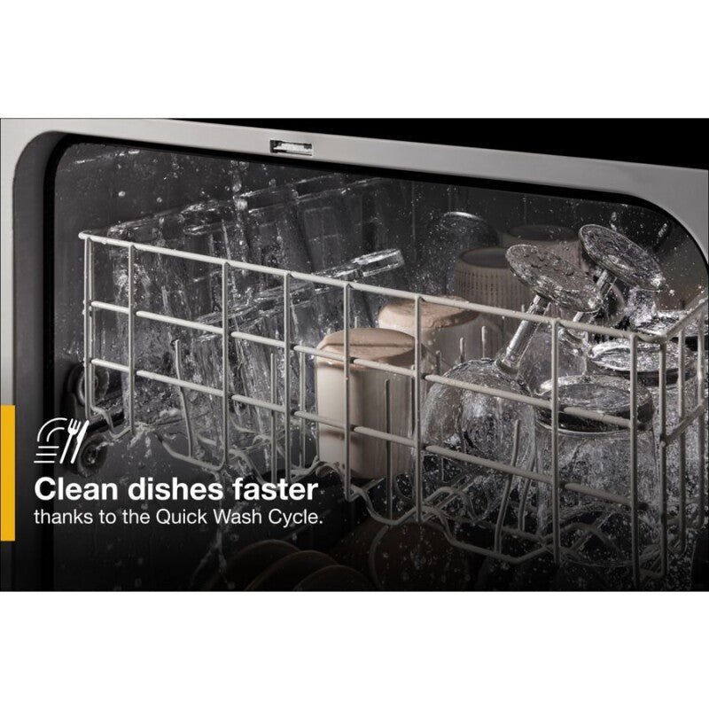 WHIRLPOOL Quiet Dishwasher with Boost Cycle - White (WDF341PAPW)
