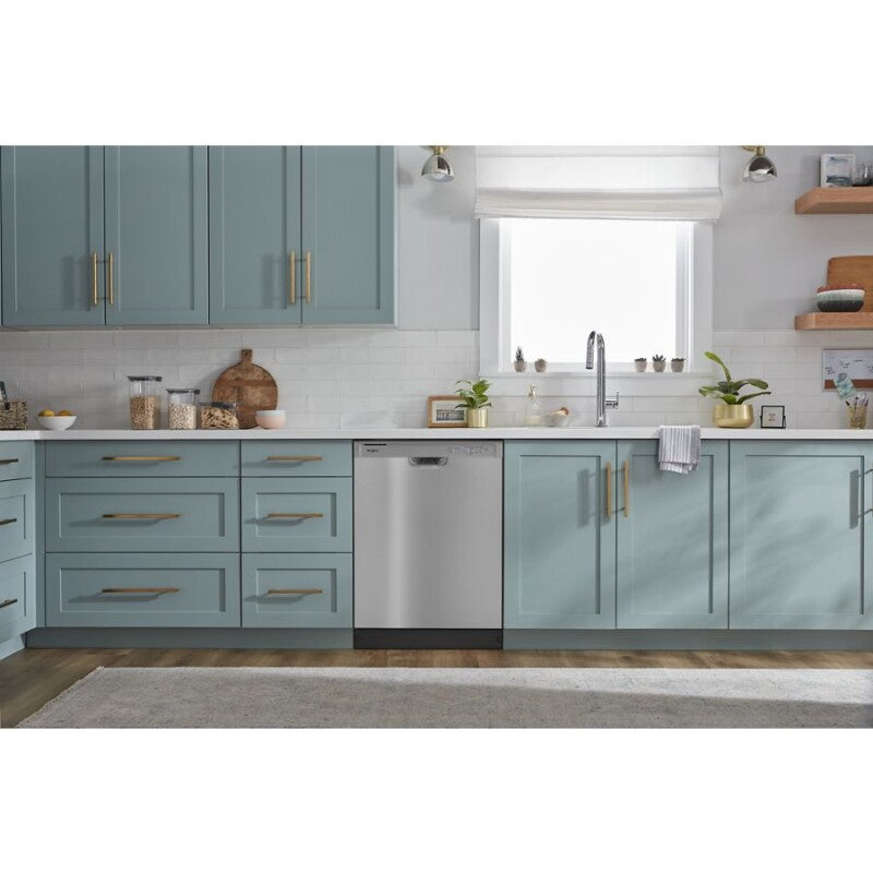 WHIRLPOOL Quiet Dishwasher with Boost Cycle - White (WDF341PAPW)