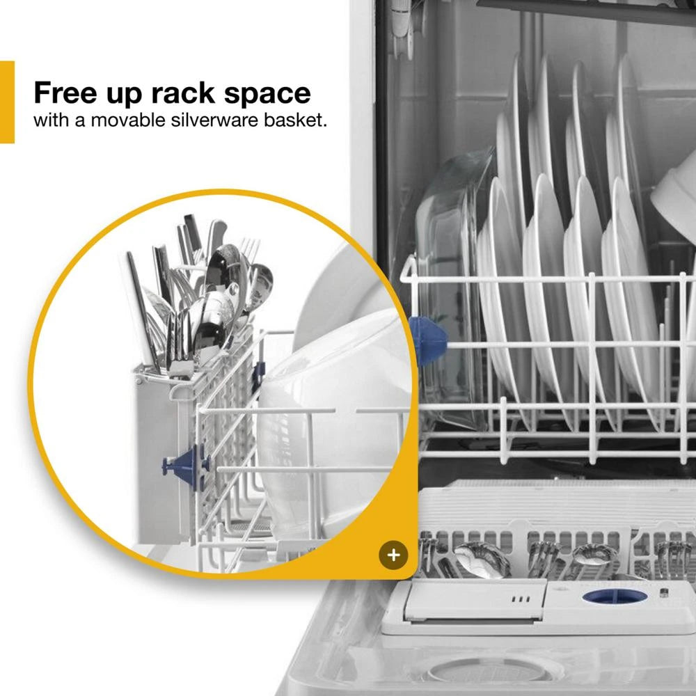 Whirlpool  ENERGY STAR® certified dishwasher with 1-Hour Wash cycle - Monochromatic Stainless Steel (WDF520PADM)