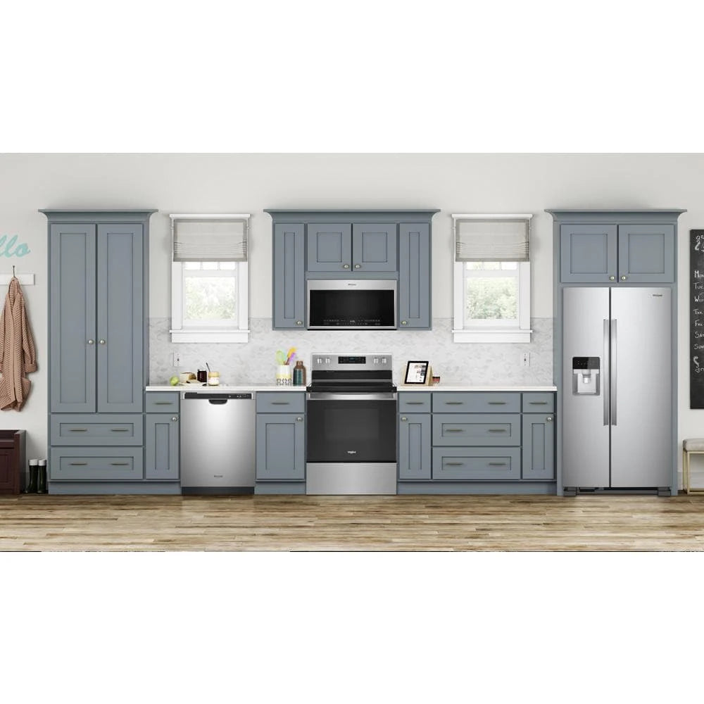 Whirlpool  ENERGY STAR® certified dishwasher with 1-Hour Wash cycle - Monochromatic Stainless Steel (WDF520PADM)
