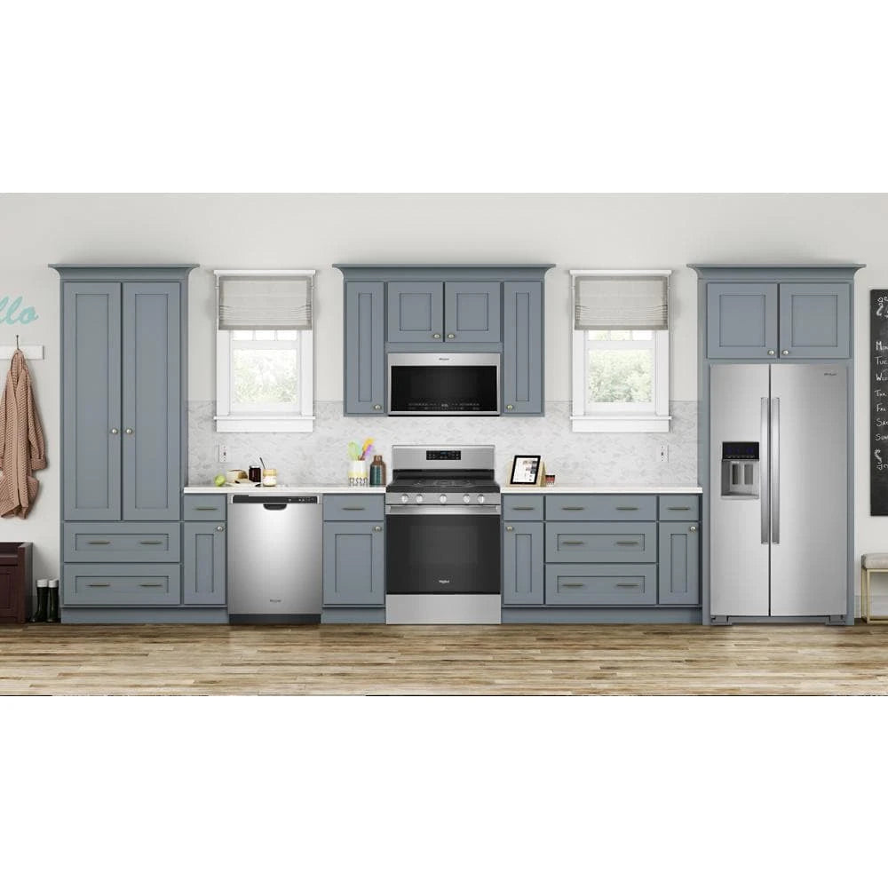Whirlpool  ENERGY STAR® certified dishwasher with 1-Hour Wash cycle - Monochromatic Stainless Steel (WDF520PADM)