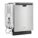 Whirlpool  ENERGY STAR® certified dishwasher with 1-Hour Wash cycle - Monochromatic Stainless Steel (WDF520PADM)