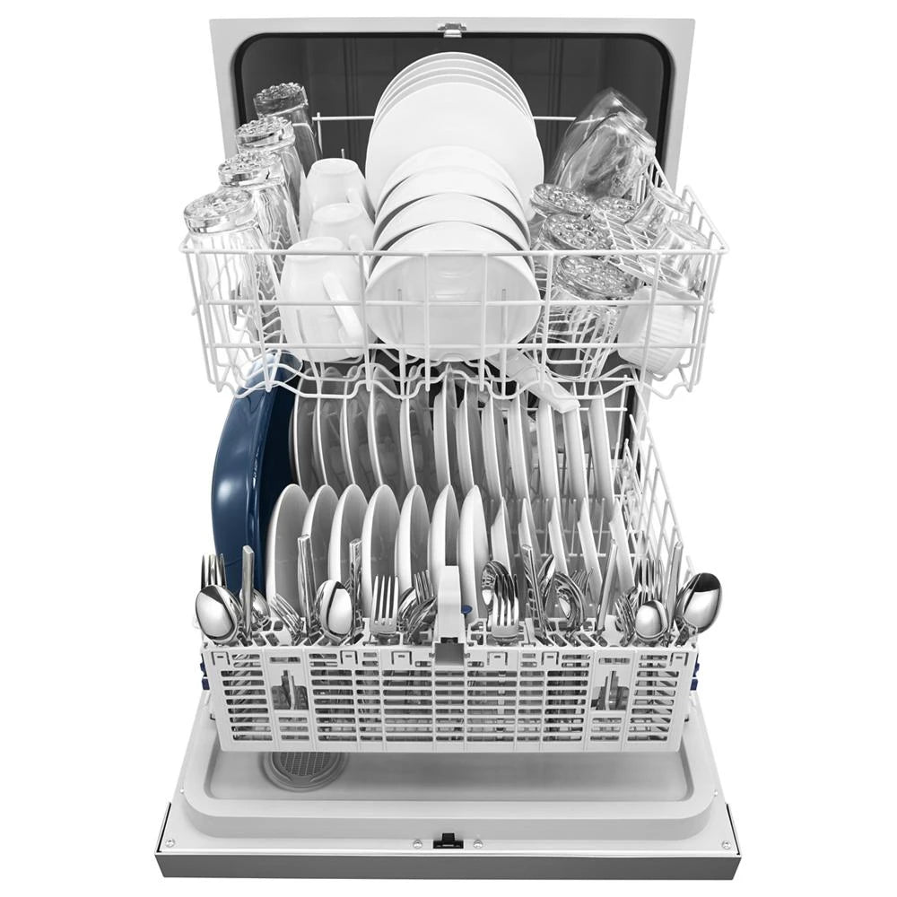 Whirlpool  ENERGY STAR® certified dishwasher with 1-Hour Wash cycle - Monochromatic Stainless Steel (WDF520PADM)
