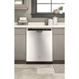Whirlpool ENERGY STAR® certified dishwasher with 1-Hour Wash cycle - Monochromatic Stainless Steel (WDF520PADM)