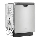 Whirlpool ENERGY STAR® certified dishwasher with 1-Hour Wash cycle - Monochromatic Stainless Steel (WDF520PADM)