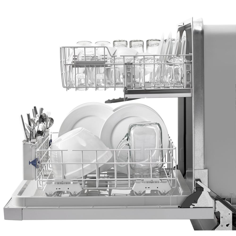 Whirlpool ENERGY STAR® certified dishwasher with 1-Hour Wash cycle - Monochromatic Stainless Steel (WDF520PADM)