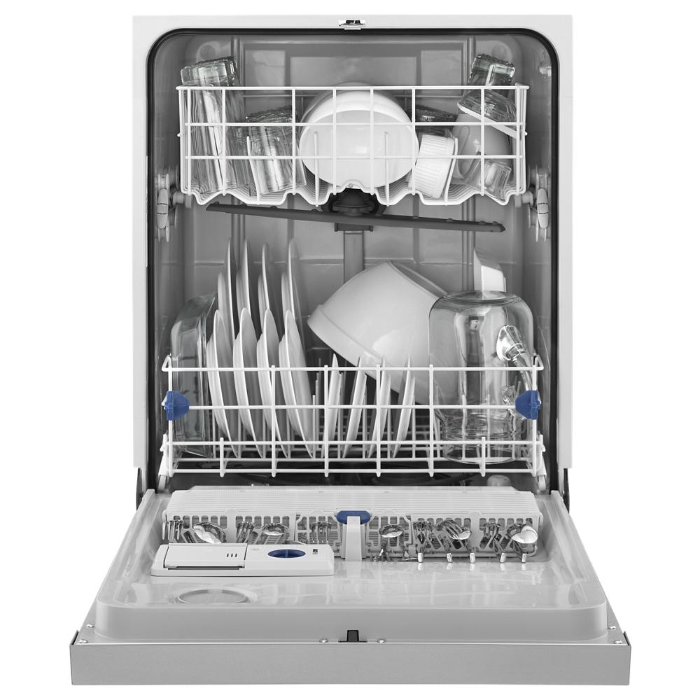 Whirlpool ENERGY STAR® certified dishwasher with 1-Hour Wash cycle - Monochromatic Stainless Steel (WDF520PADM)