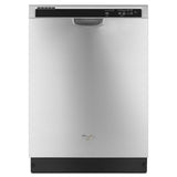 Whirlpool ENERGY STAR® certified dishwasher with 1-Hour Wash cycle - Monochromatic Stainless Steel (WDF520PADM)