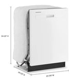 WHIRLPOOL  24" Dishwasher with Boost Cycle and Triple Filtration Wash - 55dBA - White (WDP540HAMW)