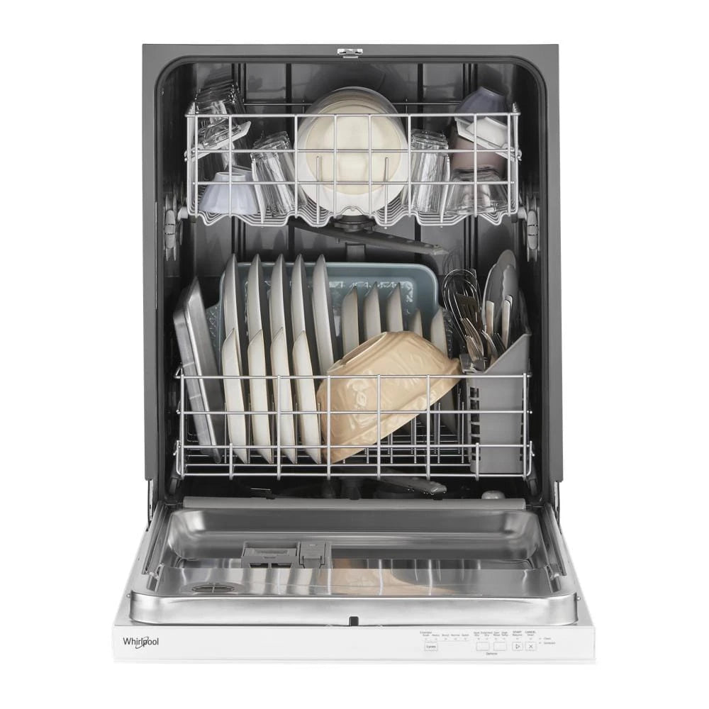 Whirlpool  24" Dishwasher with Boost Cycle and Triple Filtration Wash - 55dBA - White (WDP540HAMW)