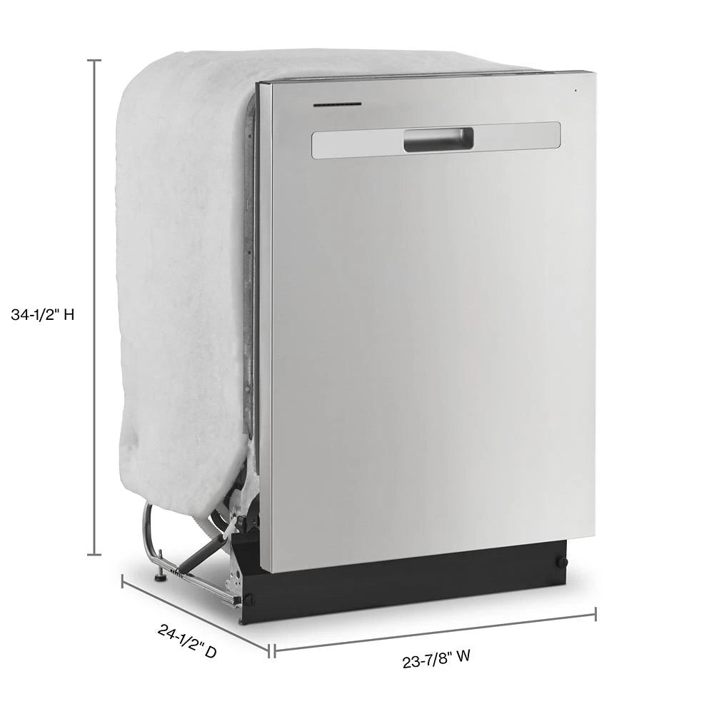 WHIRLPOOL  24" Dishwasher with Boost Cycle and Triple Filtration Wash - 55dBA - Fingerprint Resistant Stainless Steel (WDP540HAMZ)