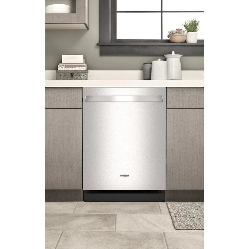 WHIRLPOOL  44 dBA ADA Compliant Dishwasher Flush with Cabinets with 3rd Rack - Fingerprint Resistant Stainless Steel (WDT550SAPZ)