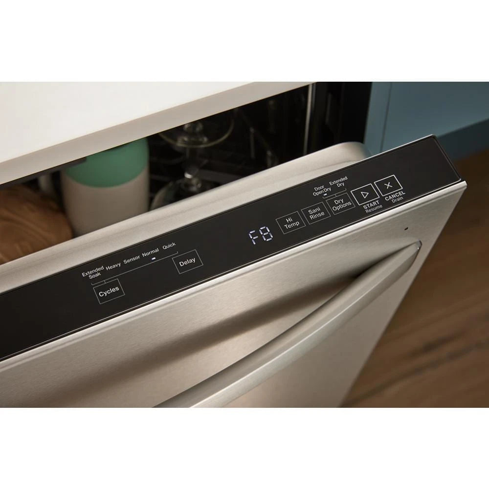 Whirlpool  44 dBA ADA Compliant Dishwasher Flush with Cabinets with 3rd Rack - Fingerprint Resistant Stainless Steel (WDT550SAPZ)