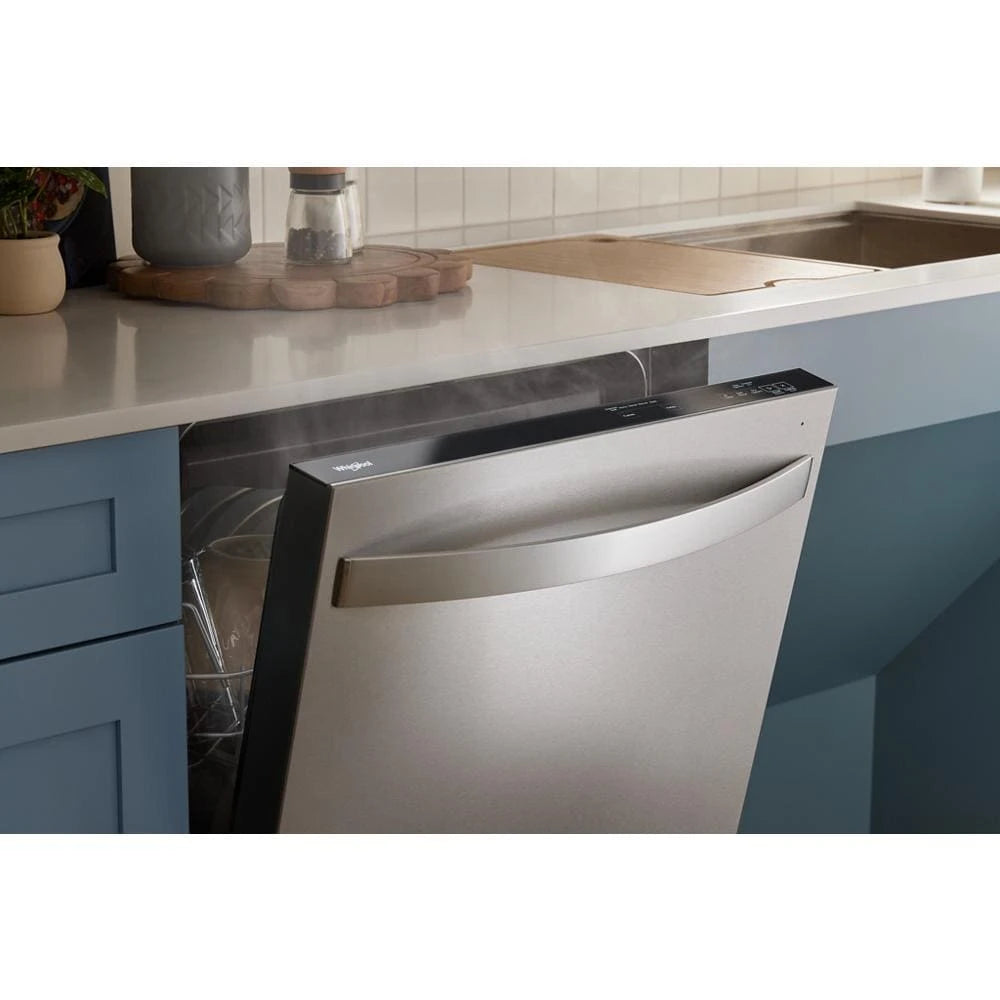 Whirlpool  44 dBA ADA Compliant Dishwasher Flush with Cabinets with 3rd Rack - Fingerprint Resistant Stainless Steel (WDT550SAPZ)