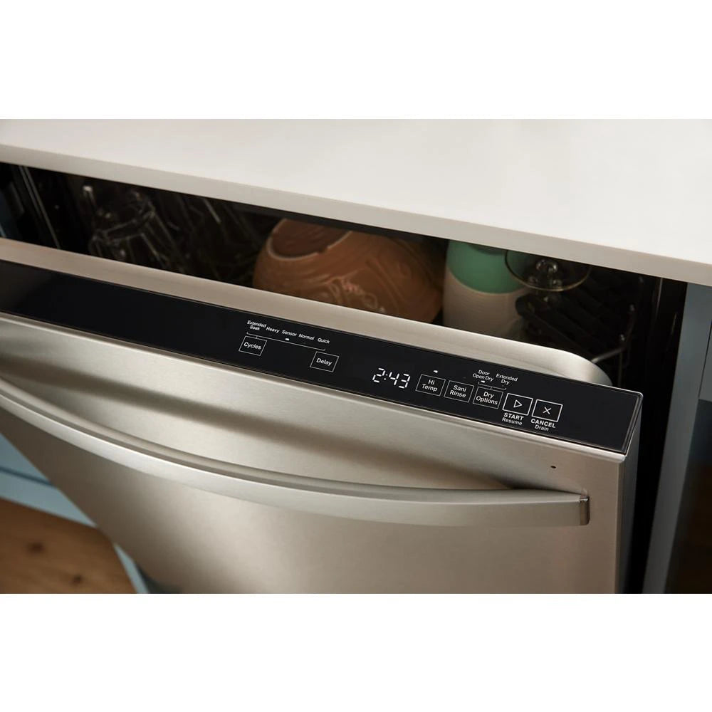 Whirlpool  44 dBA ADA Compliant Dishwasher Flush with Cabinets with 3rd Rack - Fingerprint Resistant Stainless Steel (WDT550SAPZ)