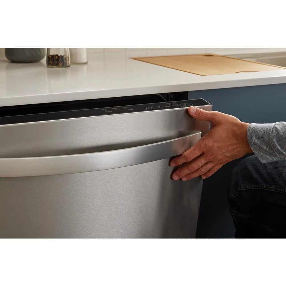WHIRLPOOL  44 dBA ADA Compliant Dishwasher Flush with Cabinets with 3rd Rack - Fingerprint Resistant Stainless Steel (WDT550SAPZ)