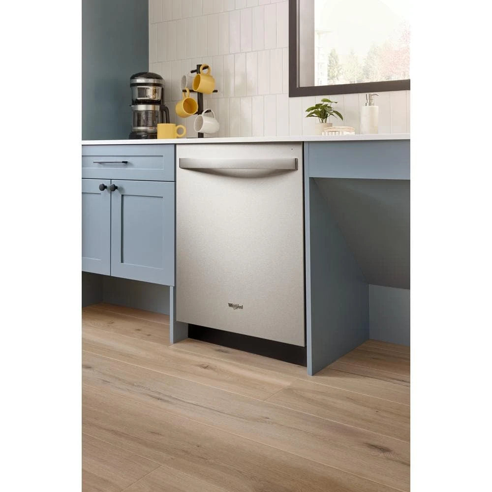 WHIRLPOOL  44 dBA ADA Compliant Dishwasher Flush with Cabinets with 3rd Rack - Fingerprint Resistant Stainless Steel (WDT550SAPZ)