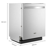Whirlpool  44 dBA ADA Compliant Dishwasher Flush with Cabinets with 3rd Rack - Fingerprint Resistant Stainless Steel (WDT550SAPZ)