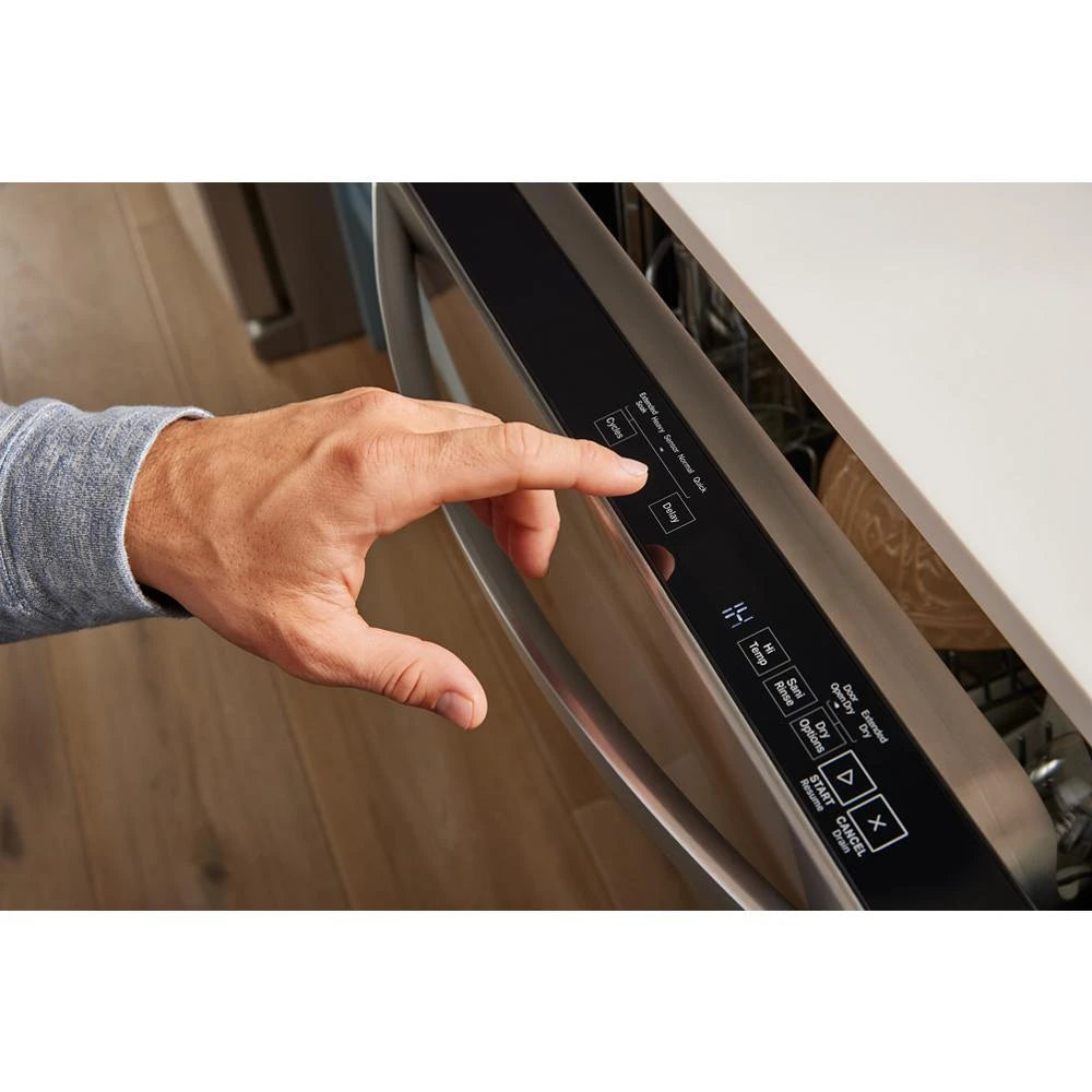 Whirlpool  44 dBA ADA Compliant Dishwasher Flush with Cabinets with 3rd Rack - Fingerprint Resistant Stainless Steel (WDT550SAPZ)