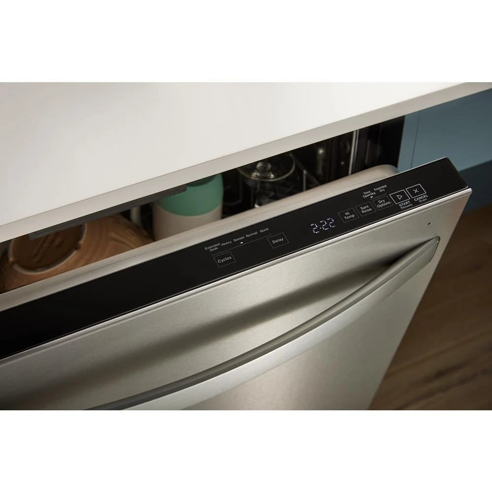 Whirlpool  44 dBA ADA Compliant Dishwasher Flush with Cabinets with 3rd Rack - Fingerprint Resistant Stainless Steel (WDT550SAPZ)