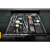 Whirlpool 51 dBA Quiet Dishwasher with 3rd Rack - Fingerprint Resistant Stainless Steel (WDT730HAMZ)