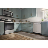 Whirlpool 51 dBA Quiet Dishwasher with 3rd Rack - Fingerprint Resistant Stainless Steel (WDT730HAMZ)