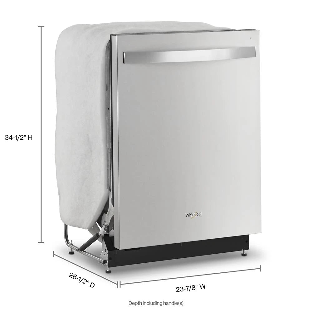 WHIRLPOOL  Quiet Dishwasher with 3rd Rack - Fingerprint Resistant Stainless Steel (WDT730HAMZ)