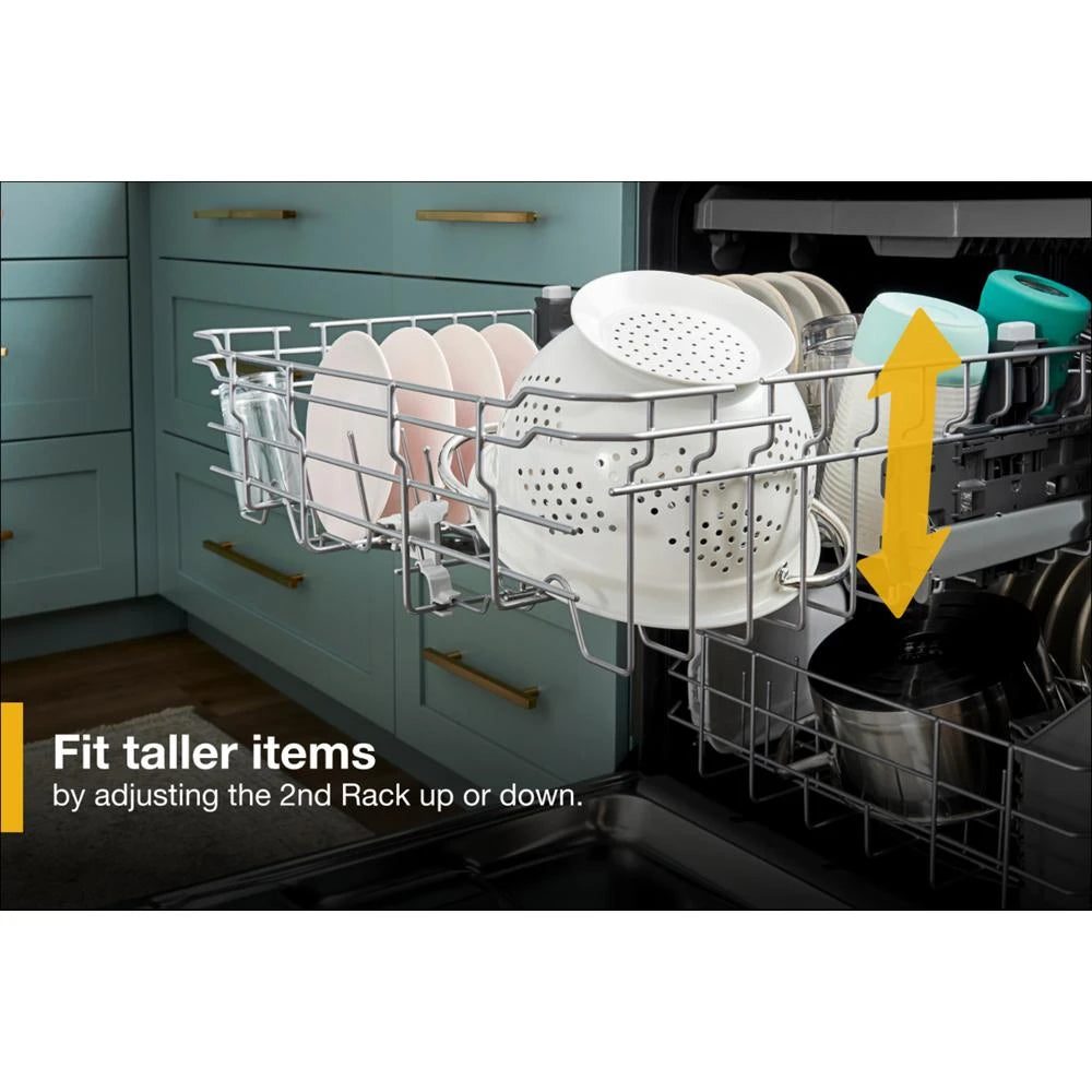 WHIRLPOOL  Quiet Dishwasher with 3rd Rack - Fingerprint Resistant Stainless Steel (WDT730HAMZ)