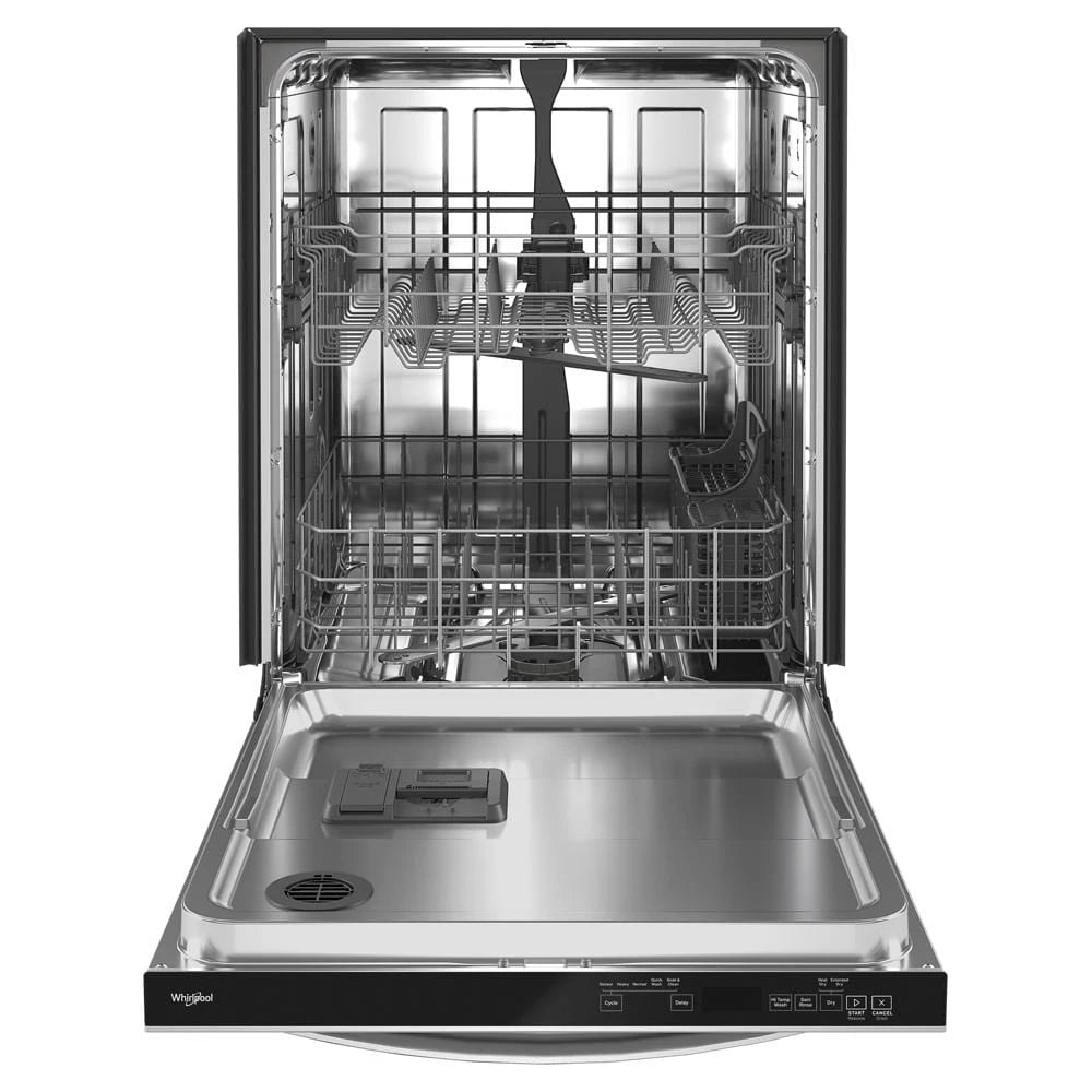 WHIRLPOOL  24” Stainless Steel Dishwasher with AI Intelligent Wash and Tall Top Rack - Fingerprint Resistant Stainless Steel (WDT740SALZ)
