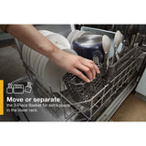 WHIRLPOOL  24” Stainless Steel Dishwasher with AI Intelligent Wash and Tall Top Rack - Fingerprint Resistant Stainless Steel (WDT740SALZ)