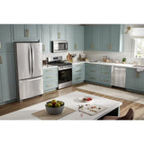 WHIRLPOOL  24” Stainless Steel Dishwasher with AI Intelligent Wash and Tall Top Rack - Fingerprint Resistant Stainless Steel (WDT740SALZ)