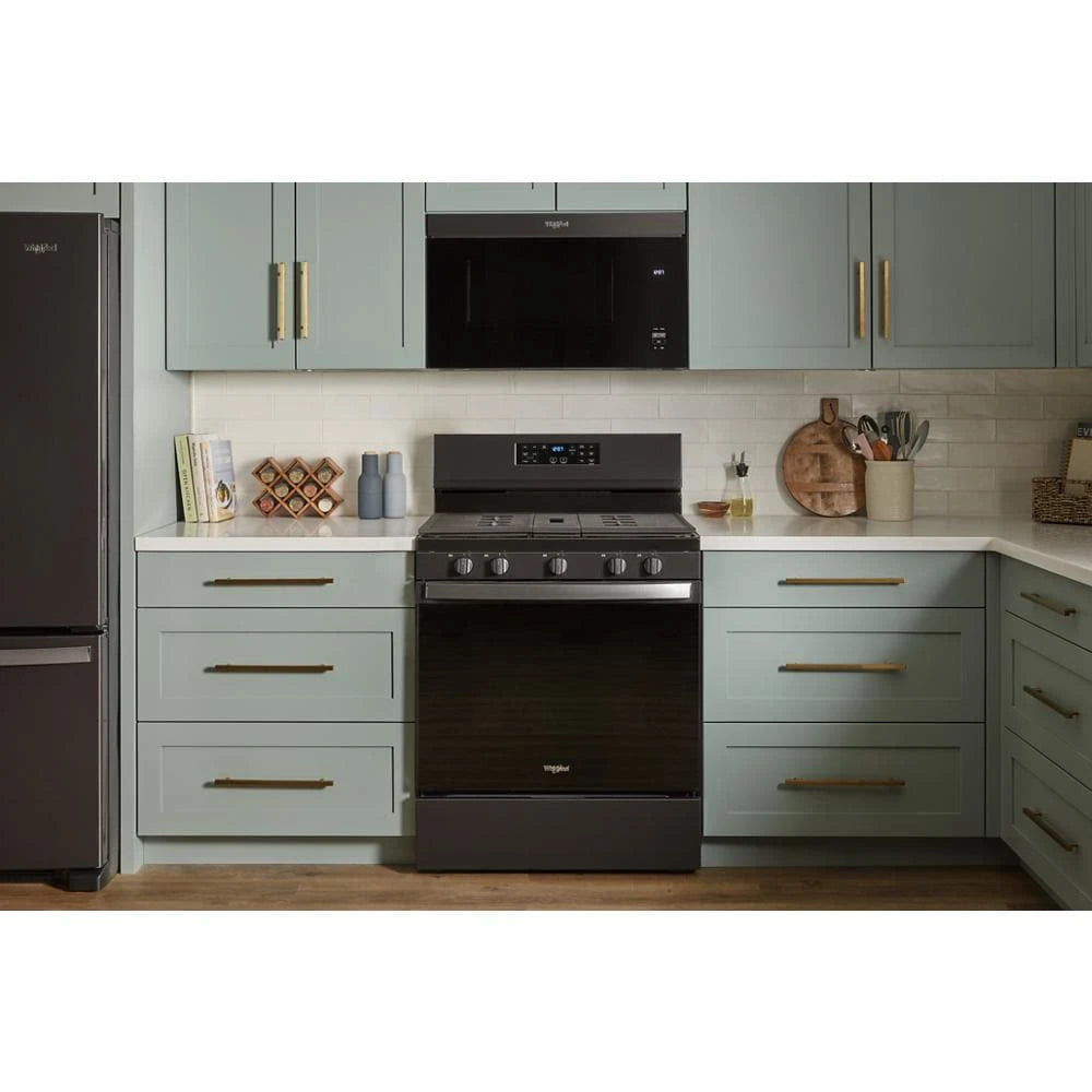 WHIRLPOOL  24” Dishwasher with AI Intelligent Wash - 47 dBA - Print Resist Black Stainless (WDT750SAKV)