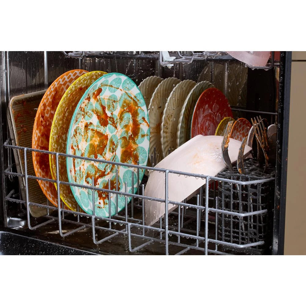 Whirlpool  24” Stainless Steel Dishwasher with AI Intelligent Wash - 47 dBA - Print Resist Black Stainless (WDT750SAKV)