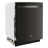 WHIRLPOOL  24” Dishwasher with AI Intelligent Wash - 47 dBA - Print Resist Black Stainless (WDT750SAKV)