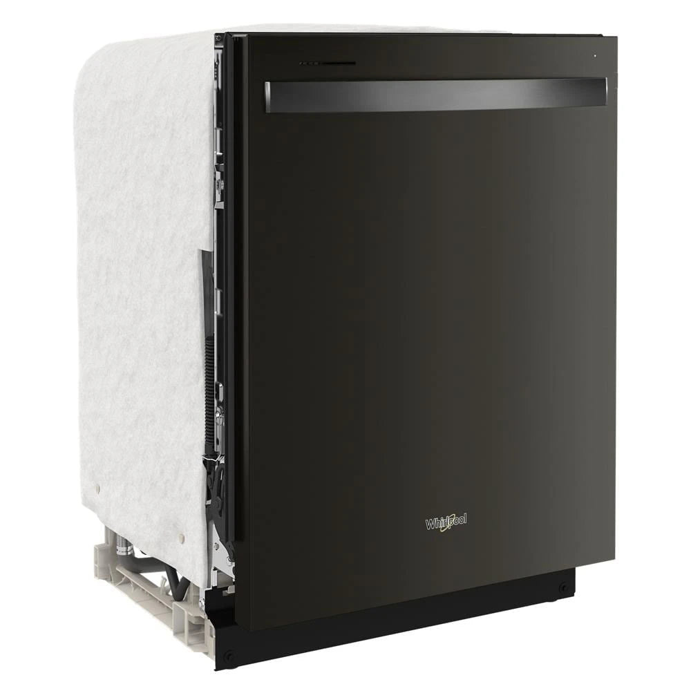 Whirlpool  24” Stainless Steel Dishwasher with AI Intelligent Wash - 47 dBA - Print Resist Black Stainless (WDT750SAKV)