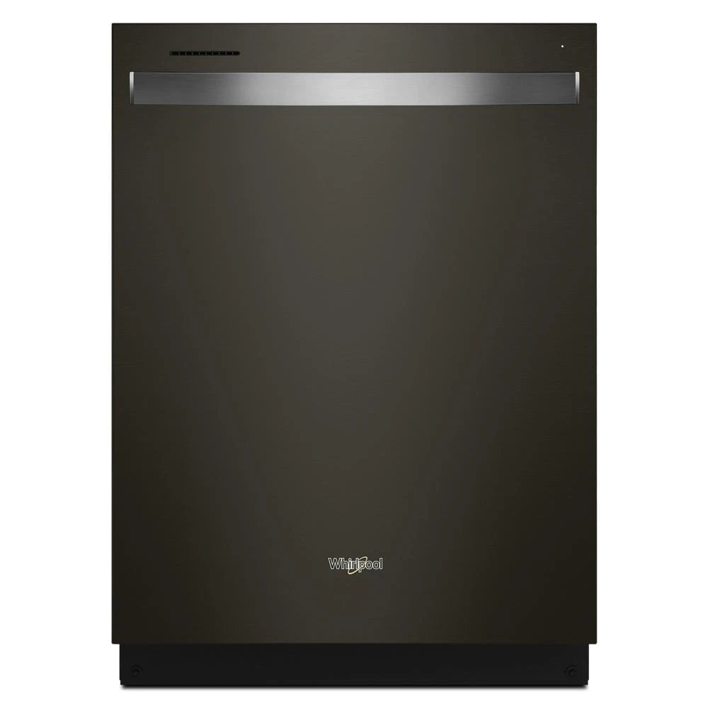 Whirlpool  24” Stainless Steel Dishwasher with AI Intelligent Wash - 47 dBA - Print Resist Black Stainless (WDT750SAKV)