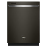 WHIRLPOOL 24” Stainless Steel Dishwasher with AI Intelligent Wash - 47 dBA - Print Resist Black Stainless (WDT750SAKV)